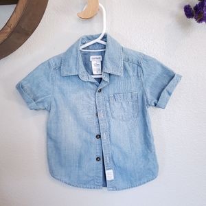 Carter's Chambray Short Sleeve